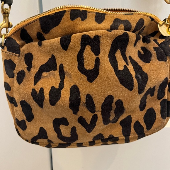 CLARE V SUEDE LEOPARD CROSSBODY - Picture 3 of 7